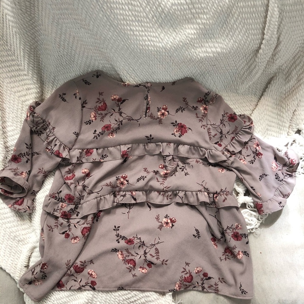Nordstrom Ruffle Top - Picture 3 of 5